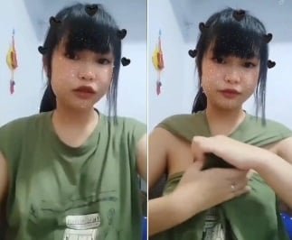 Em gái khoe hàng nóng bỏng làm dân tình phát sốt