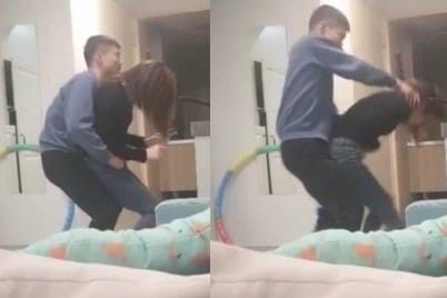 Hiếp dâm vợ mới lớn khi ở nhà một mình