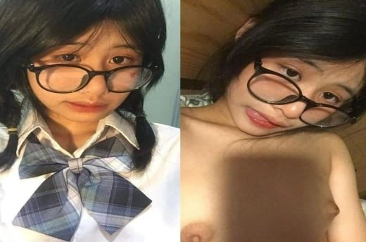 Chịch cô nữ sinh dâm đeo kính bướm khiếp sợ