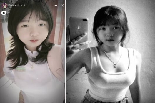 Em Gia Vy, học sinh nữ, có bướm cực dâm khi mặc áo dài
