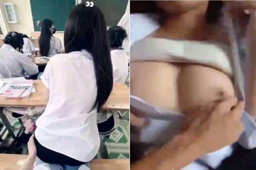 Có cô gái đến nhà chơi để 