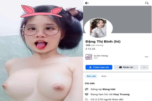Nữ sinh Đặng Thị Bình thỏa mãn cảm giác nứng lồn