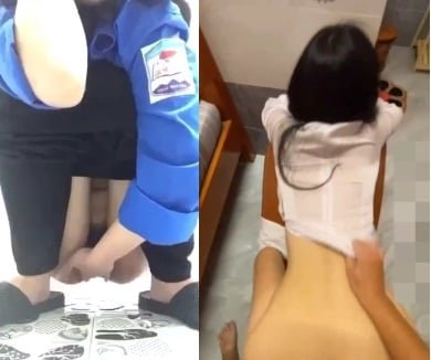 Nữ sinh tự sướng ở trường vào buổi tối để xoạc
