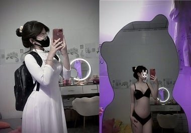 Sex Thu Hiền là một cô gái dâm đãng trong chiếc áo dài