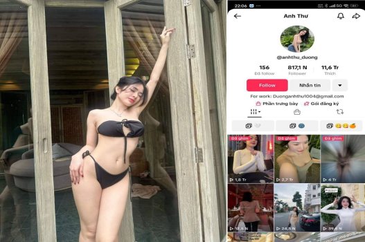 Tiktok Star Nguyễn Phương Ly shows off her sexy round booty