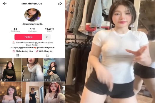 Cao trào khi Sex Việt TikToker Lanhxinhyeu06 BJ và nhau
