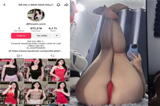 Thỏ con phấn khích với cặp mông to