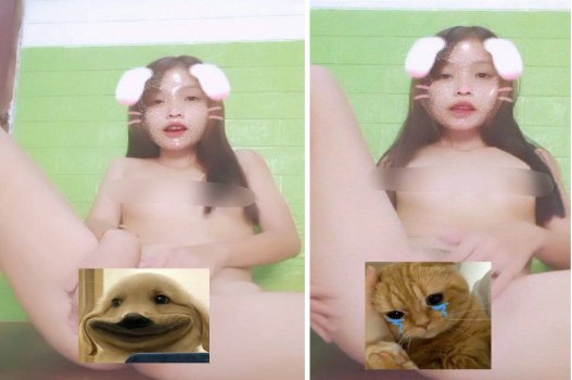 Thỏ dâm hoặc quyến rũ thích đùa bẩn với dương vật thật